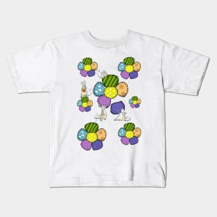 Viele Blüten nähen Kids T-Shirt